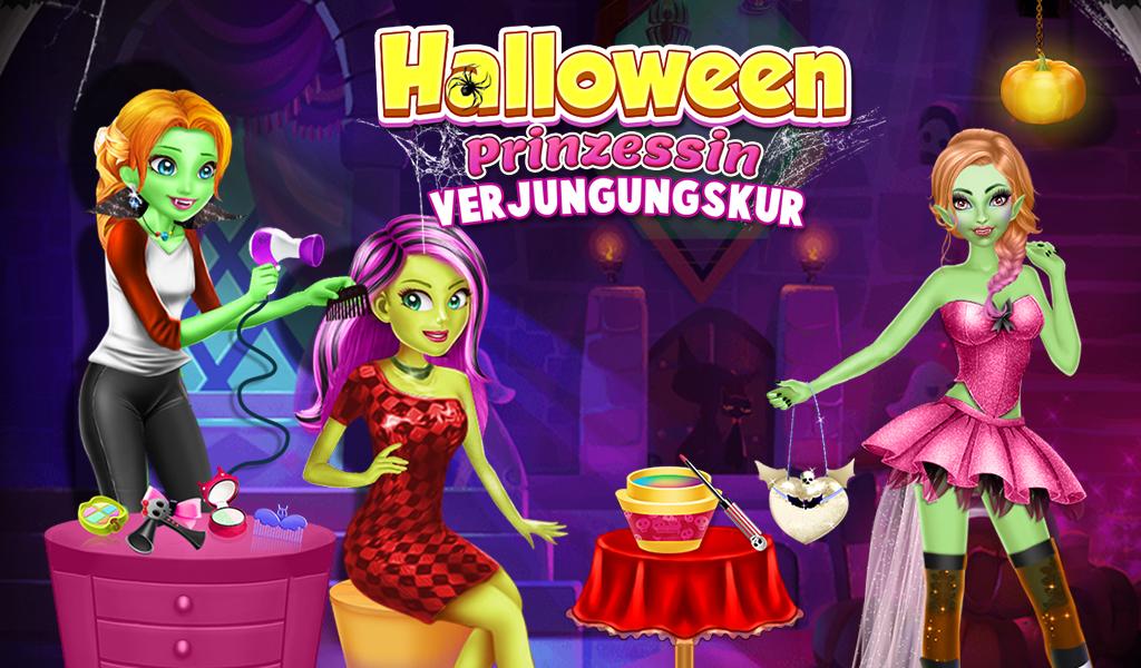 Android application Halloween Princess Makeover screenshort