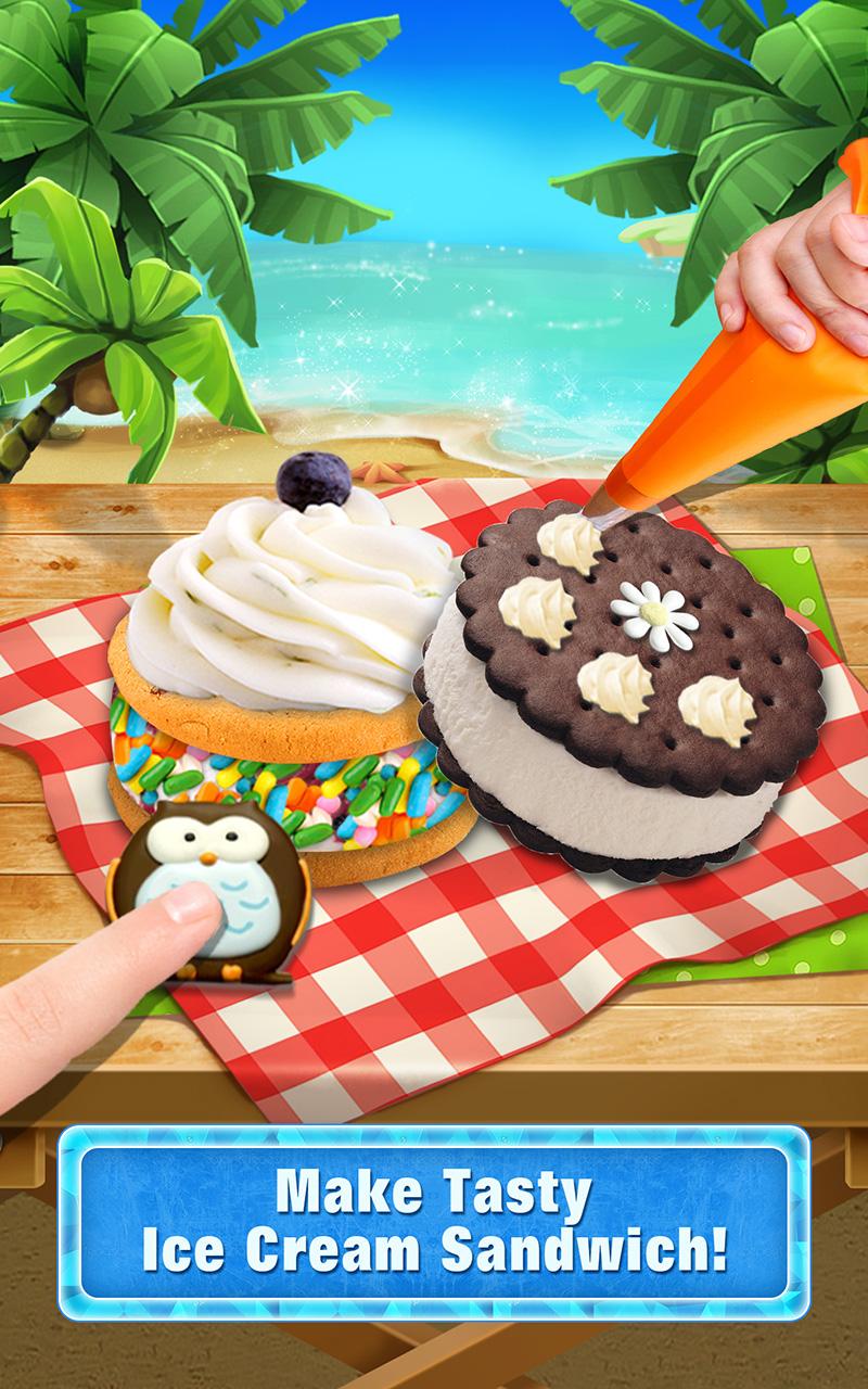 Android application Summer Frozen Dessert Maker screenshort