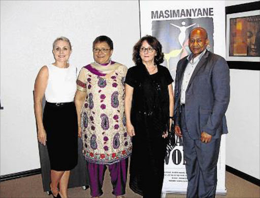MAKING A DIFFERENCE: United Nations special rapporteur on violence against women Dr Dubravka Simonovic is flanked by Dr Lesley-Ann Foster of Masimanyane Women’s Support Centre and Buffalo City Metro executive mayor Alfred Mtsi
