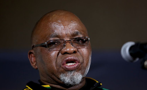 Secretary General of the ANC Gwede Mantashe briefs the media after delivering his diagnostic organisational report in plenary at the ANC Policy Conference held at Nasrec. Picture: Masi Losi