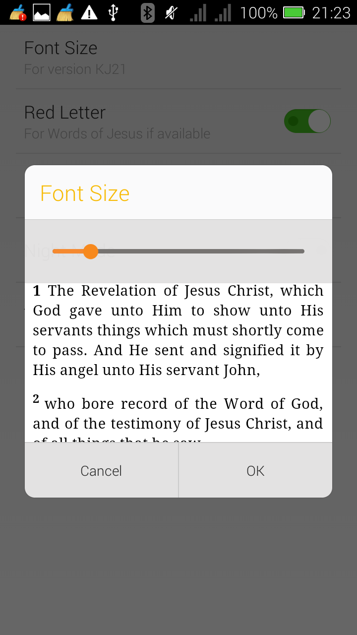 Android application Pentecostal Evangelical Bible screenshort