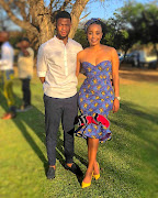Mamelodi Sundowns midfielder George Lebese and Sizakele Manonga shared snapshots of their rekindled love on Instagram at the weekend.