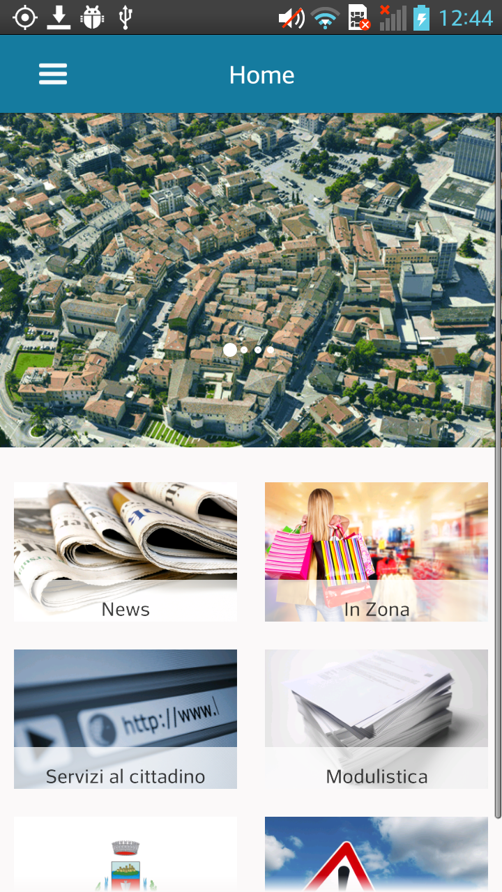 Android application Comune di Bastia Umbra screenshort