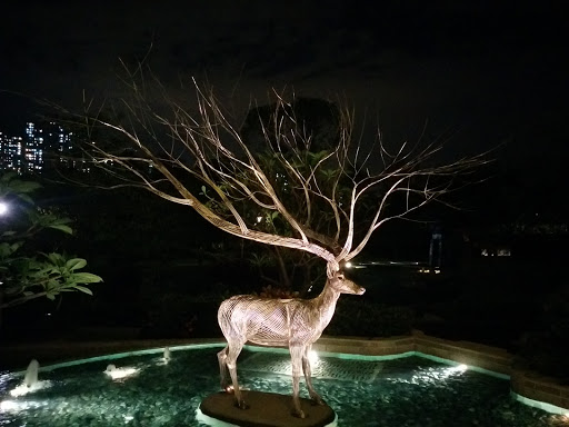 Metal Deer Sculpture