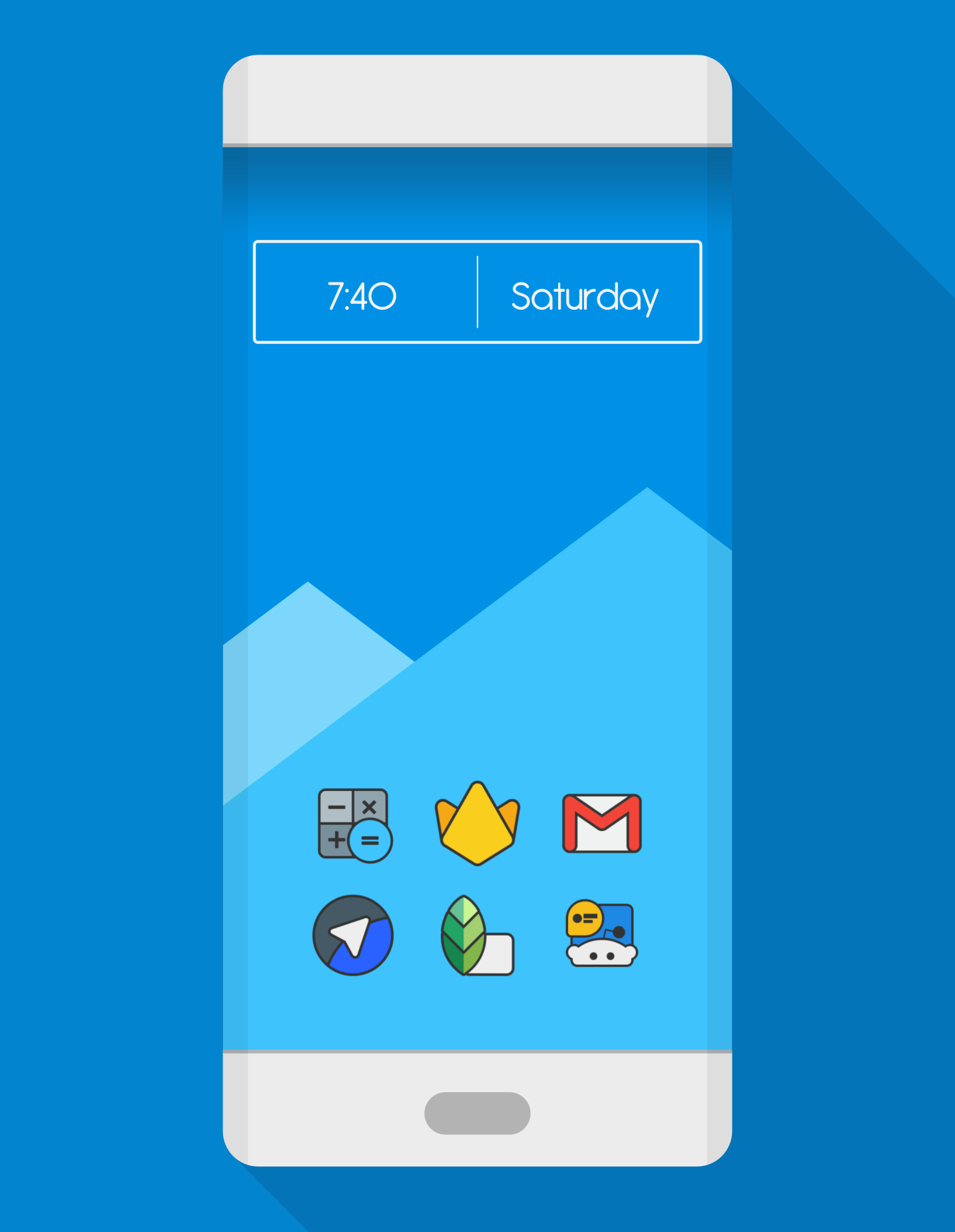 Android application DARKMATTER - ICON PACK screenshort