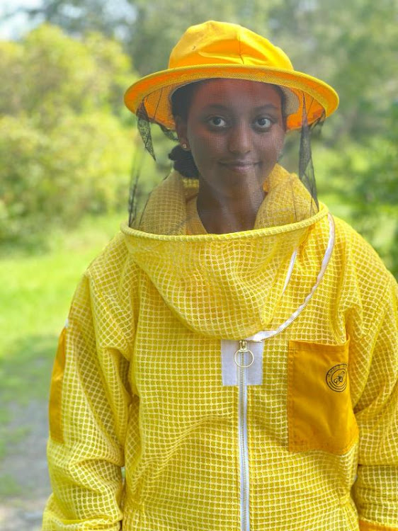 Miriam Syoum, a beekeeper who resides in New York, has partnered with Tendo Apiaries to source for equipment which she donates to farmers and schools.