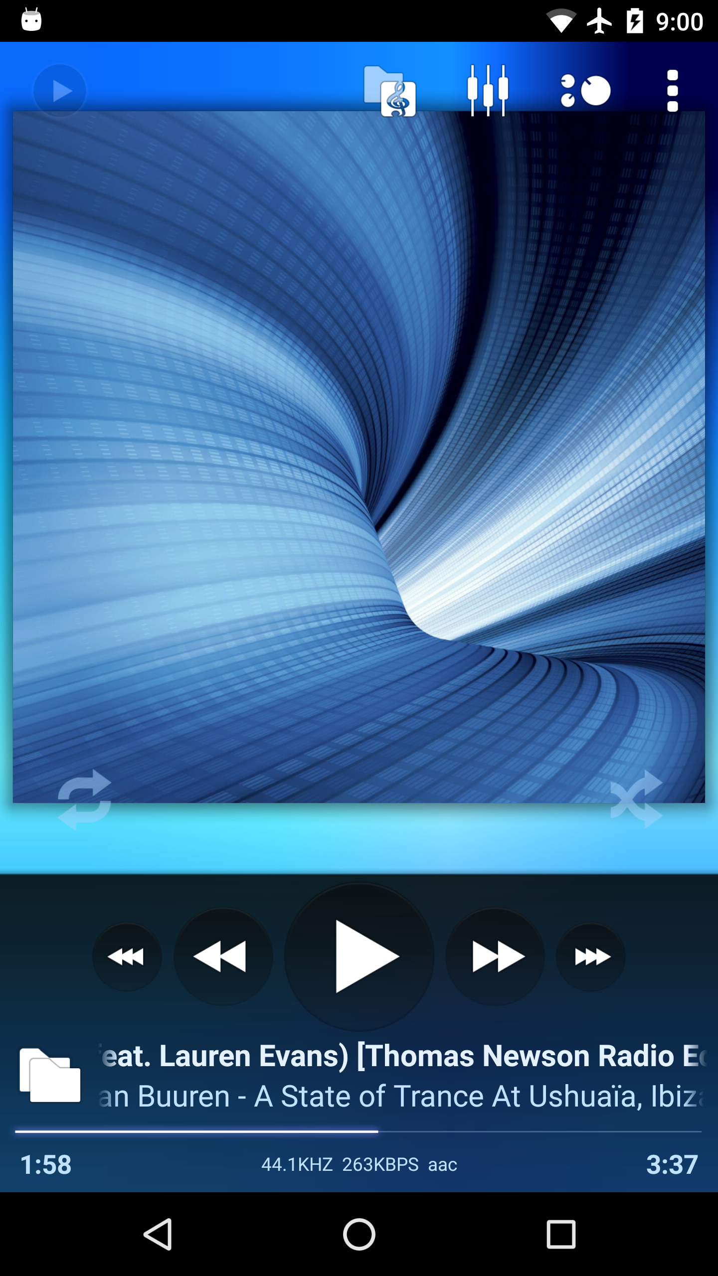 Android application Poweramp Full Version Unlocker screenshort