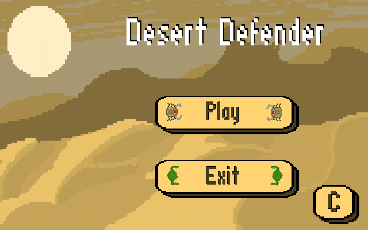 Android application Desert Defender screenshort