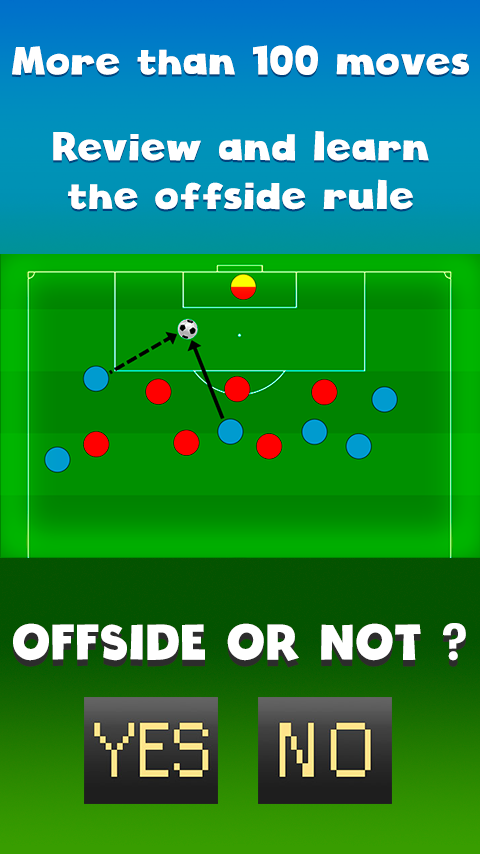 Android application Offside football rules screenshort