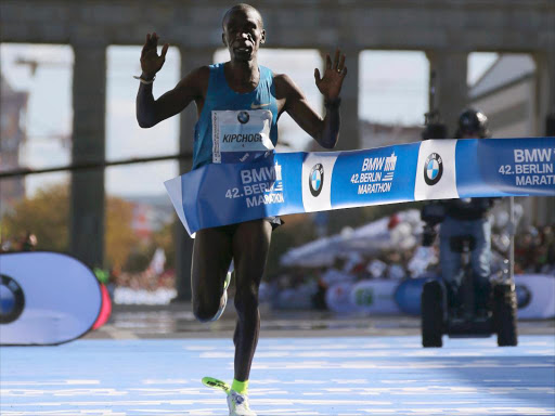 Kipchoge wins the men’s 42nd Berlin marathonSeptember 27last year. /REUTERS