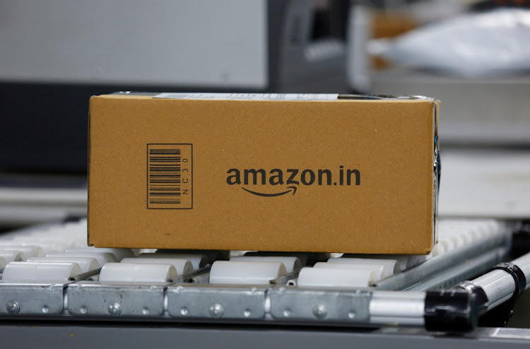 A shipment moves on a conveyor belt at an Amazon Fulfillment Centre on the outskirts of Bengaluru, India, in this September 18 2018. Picture: REUTERS/ABHISHEK CHINNAPPA