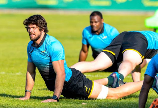 Captain Warren Whiteley of the Springboks during the South African national men's rugby team training session at Affies on June 06, 2017 in Pretoria, South Africa.