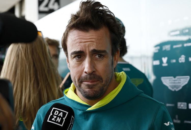 Aston Martin’s Fernando Alonso at the Suzuka Circuit in Japan, April 4 2024. Picture: REUTERS