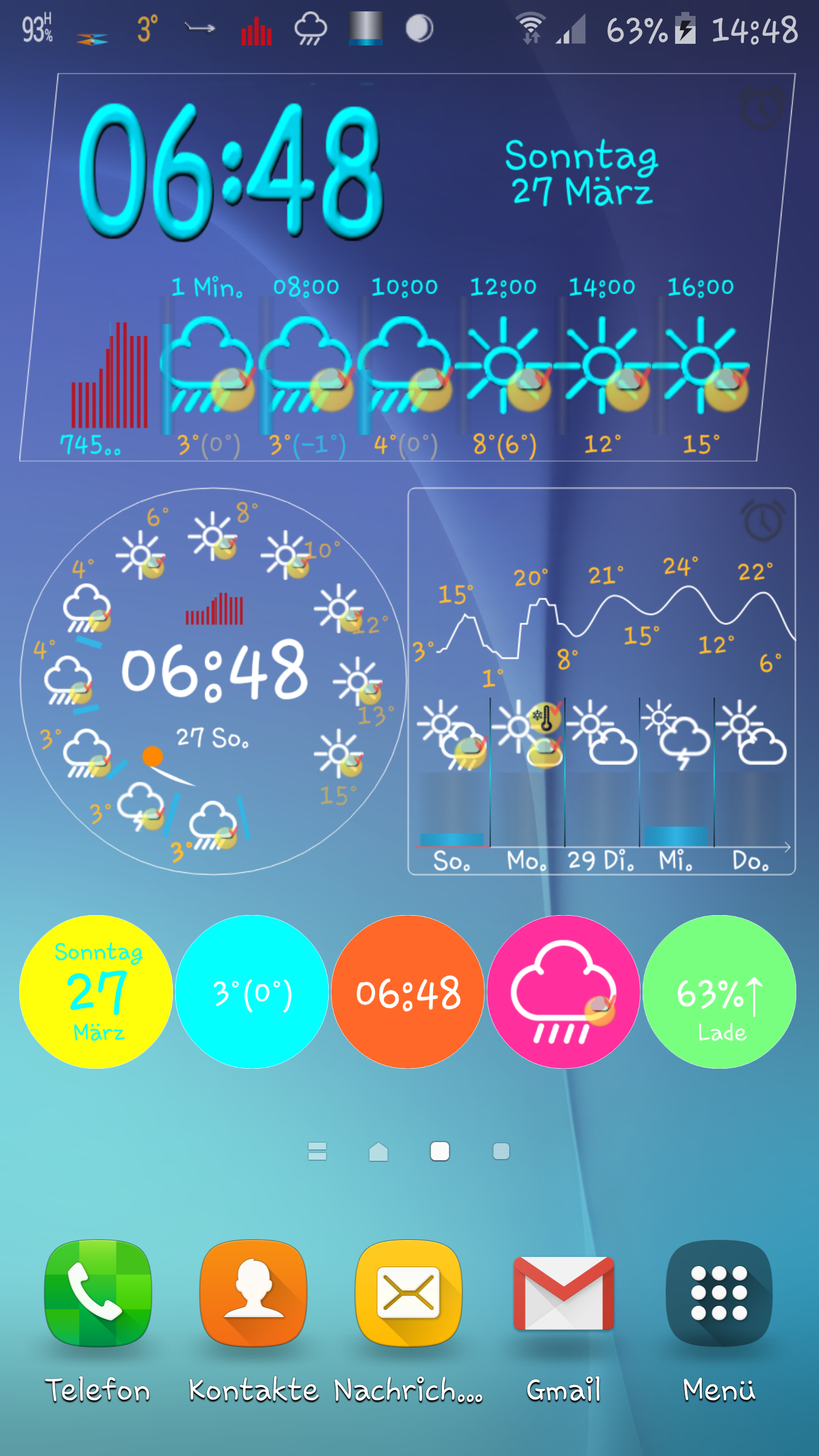 Android application eWeather HD, Radar, Alerts screenshort