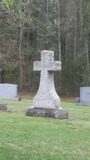 Rough Ornate Cross Memorial