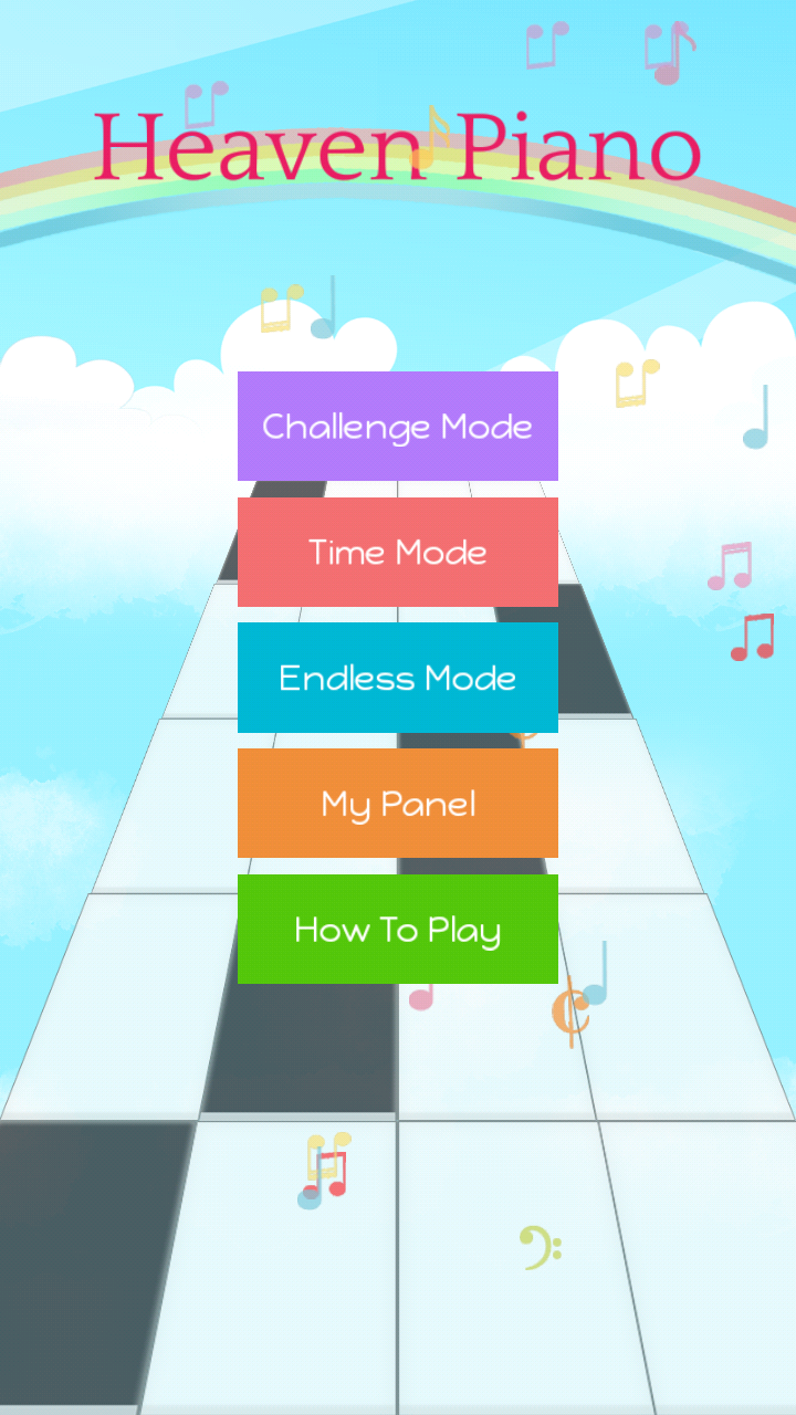 Android application Heaven Piano screenshort
