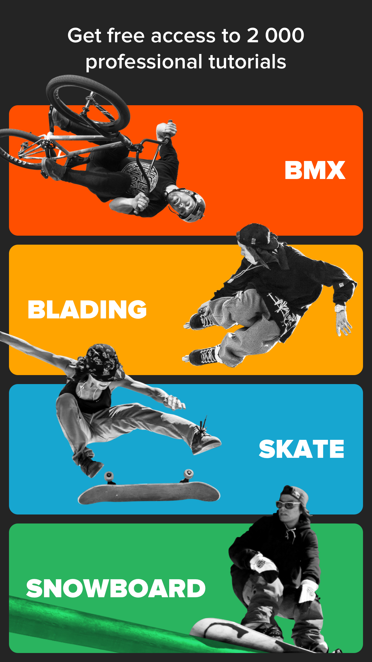 Android application RIDERS – BMX, Skate, Scooter screenshort