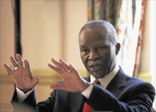 Killing growth: Thabo Mbeki. PHOTO: SIMPHIWE NKWALI
