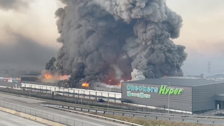 The Brookside Mall in Pietermaritzburg was one of the retail centres targeted and set ablaze by protesters in the recent spate of unrest and looting in KwaZulu-Natal. File photo.