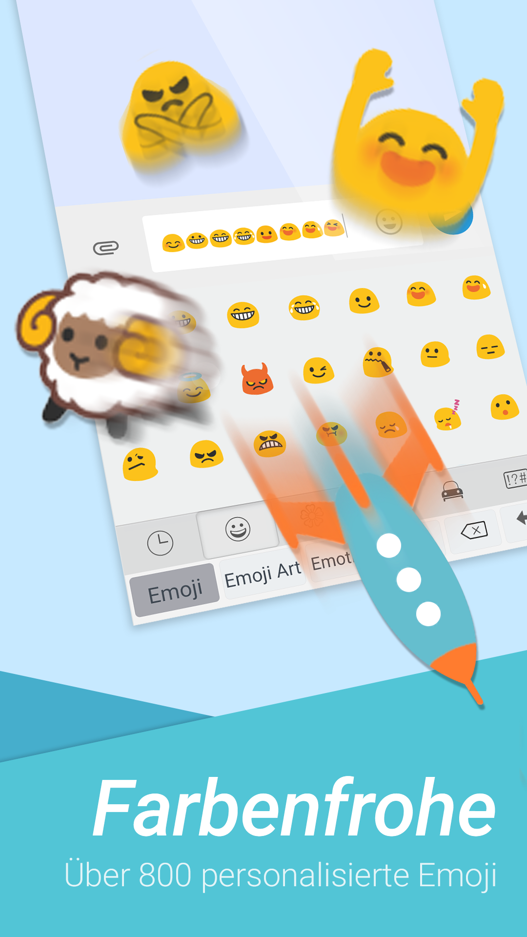 Android application TouchPal Emoji Keyboard screenshort