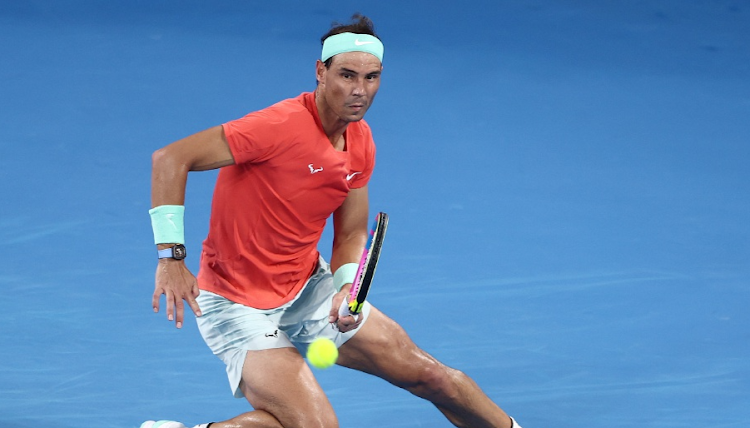 Rafael Nadal of Spain in action in Brisbane, Australia, January 4 2024. Picture: CHRIS HYDE/GETTY IMAGES
