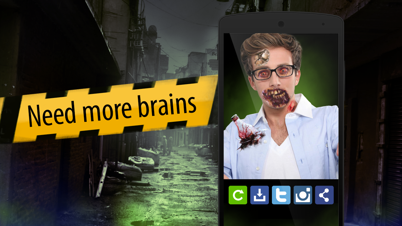 Android application Zombie PhotoYou screenshort