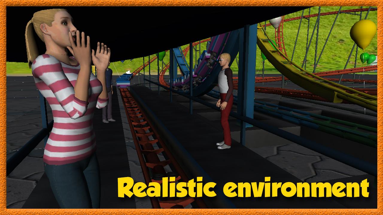 Android application Roller Coaster Adventure Ride screenshort