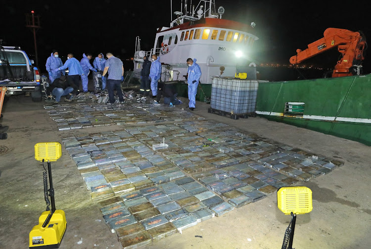 The Bulgarian mafia in South Africa was exposed when 10 people were arrested after police seized nearly 1,000 bricks of cocaine worth R583m on a fishing vessel off the Saldanha coast in the Western Cape.