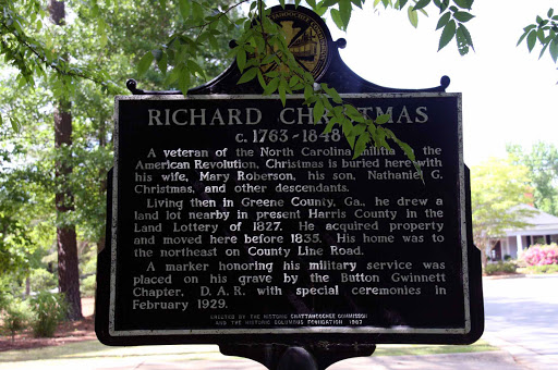 A veteran of the North Carolina militia in the American Revolution, Christmas is buried here with his wife, Mary Roberson, his son, Nathaniel g. Christmas, and other descendants. Living then in...