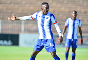 Yannick Zakri of Maritzburg United during the Absa Premiership match between Polokwane City and Maritzburg United at Old Peter Mokaba Stadium on October 27, 2018 in Polokwane, South Africa. 