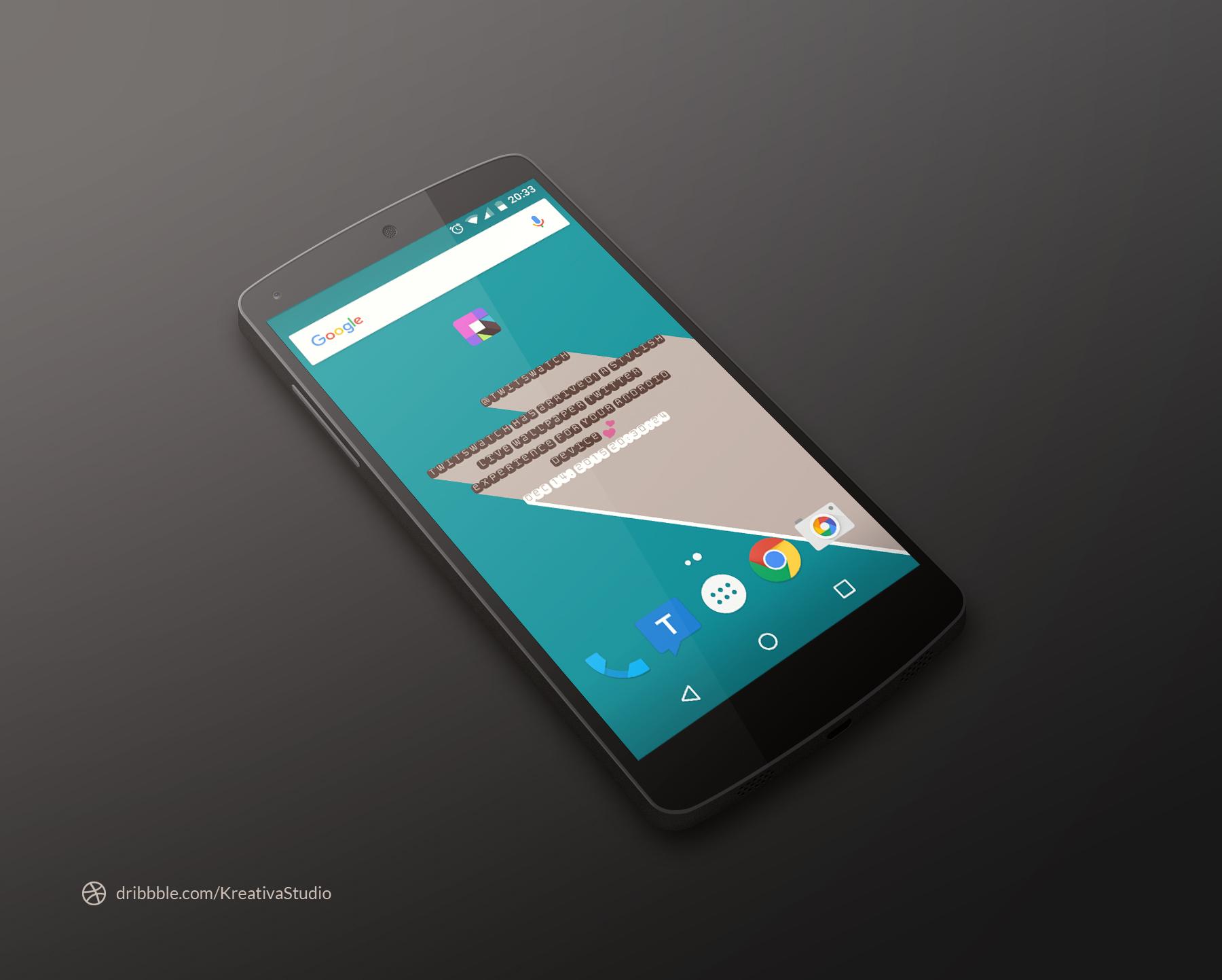 Android application TwitSwatch Live Wallpaper screenshort