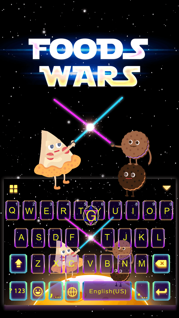 Android application Foods Wars Theme for iKeyboard screenshort