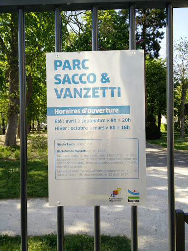 Parc Sacco Et Vanzetti