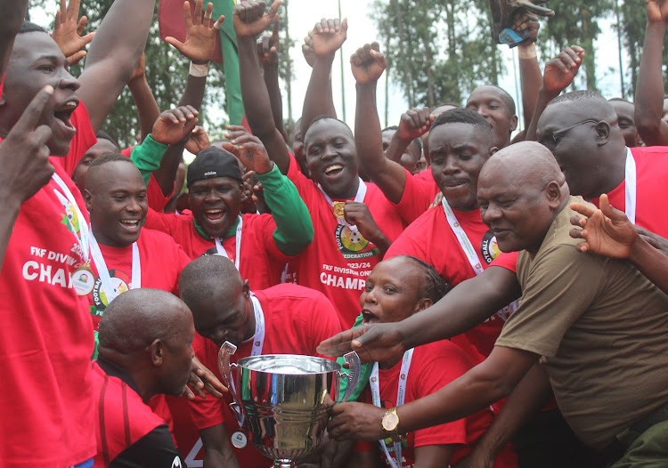 APS Bomet after winning FKF Division One Zone 'B' league