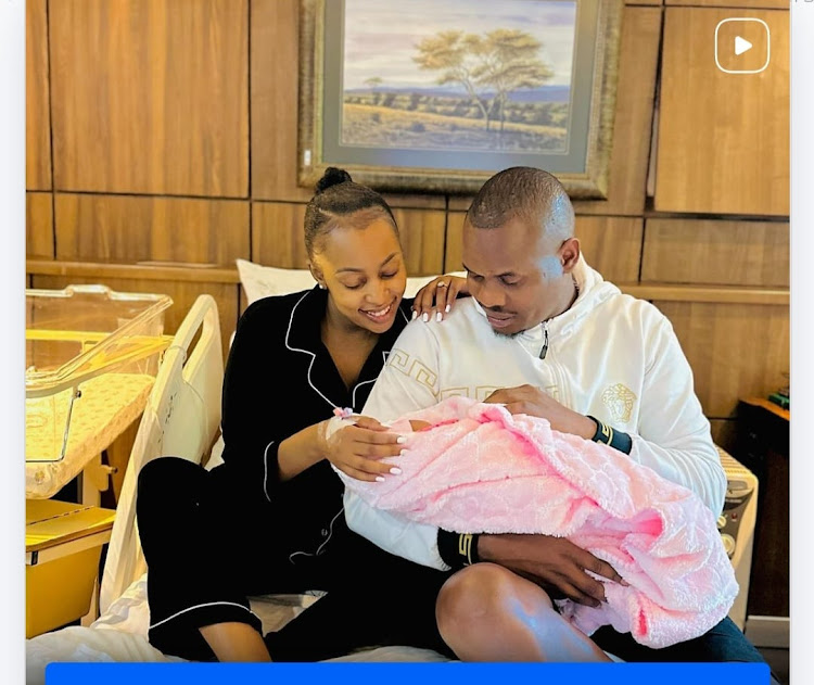 Amber Ray and Kennedy Rapudo welcome their bouncing baby girl