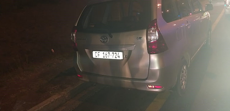 The suspects' Toyota Avanza was stopped in Somerset West.