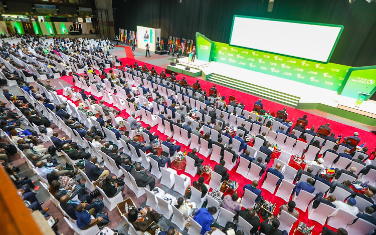 Participants at the Africa Fertiliser and Soil Health Summit at the Kenyatta International Convention Centre, Nairobi on May 9, 2024.