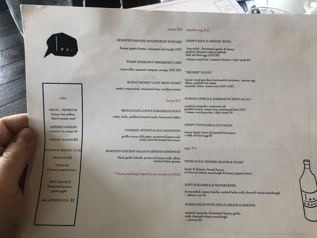 lou nashville gluten-free menu