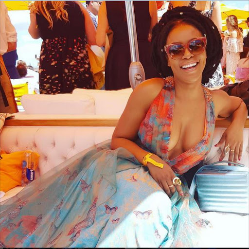 Nomzamo Mbatha stuns at the #VCPolo10 in New York Picture: Instagram