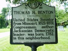 United States Senator from Missouri, 1821-1851; Congressman; author; Jacksonian Democratic leader; was born, 1782, in this neighborhood.Plaque via North Carolina Highway Historical Marker Program,...