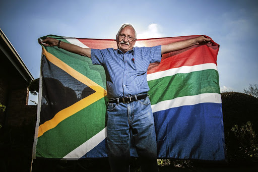 Fred Brownell, the designer of the democratic South African flag. /Waldo Swiegers