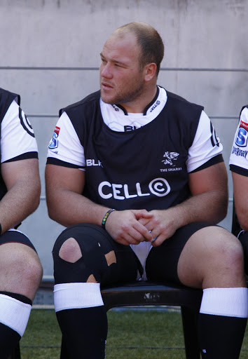 Kyle Cooper of the Cell C Sharks during the 2016 Super Rugby match between Southern Kings and Cell C Sharks at Nelson Mandela Bay Stadium on February 27, 2016 in Port Elizabeth, South Africa.