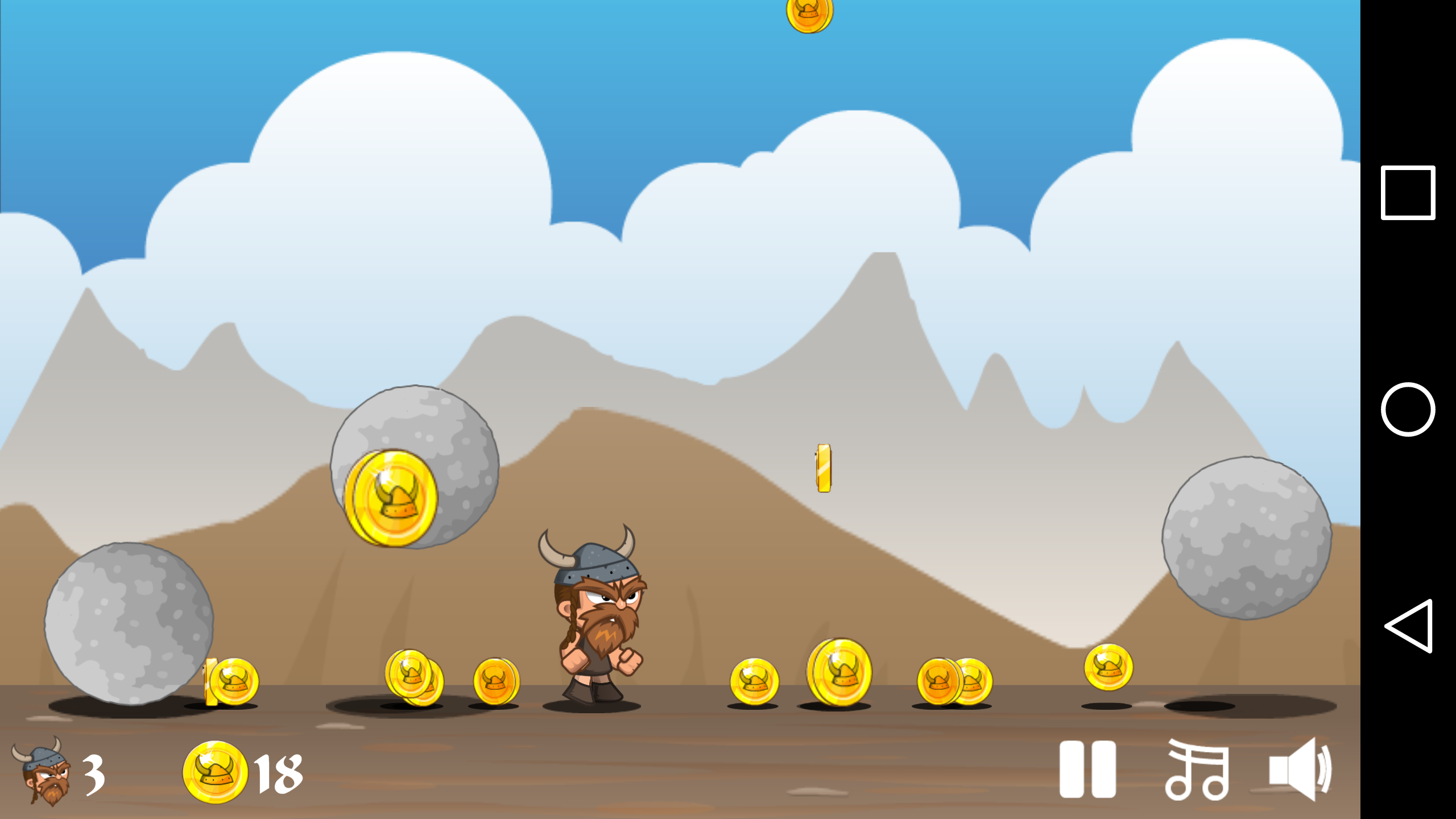 Android application Viking - avalanche &amp; treasure screenshort