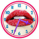 Sugar Lips Clock Widget Apk