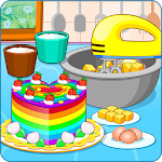 Cooking colorful cake Apk