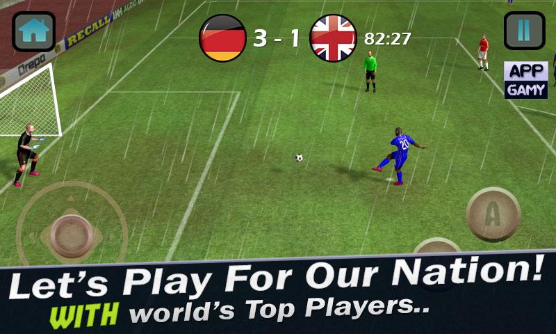 Android application Real Football 2016 ultimat fif screenshort
