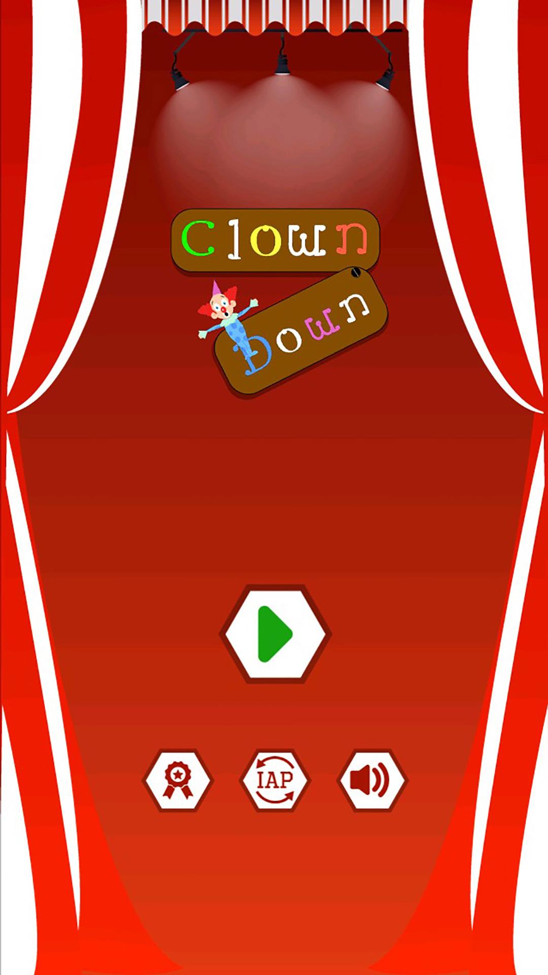 Android application Clown Down : Circus Fall screenshort