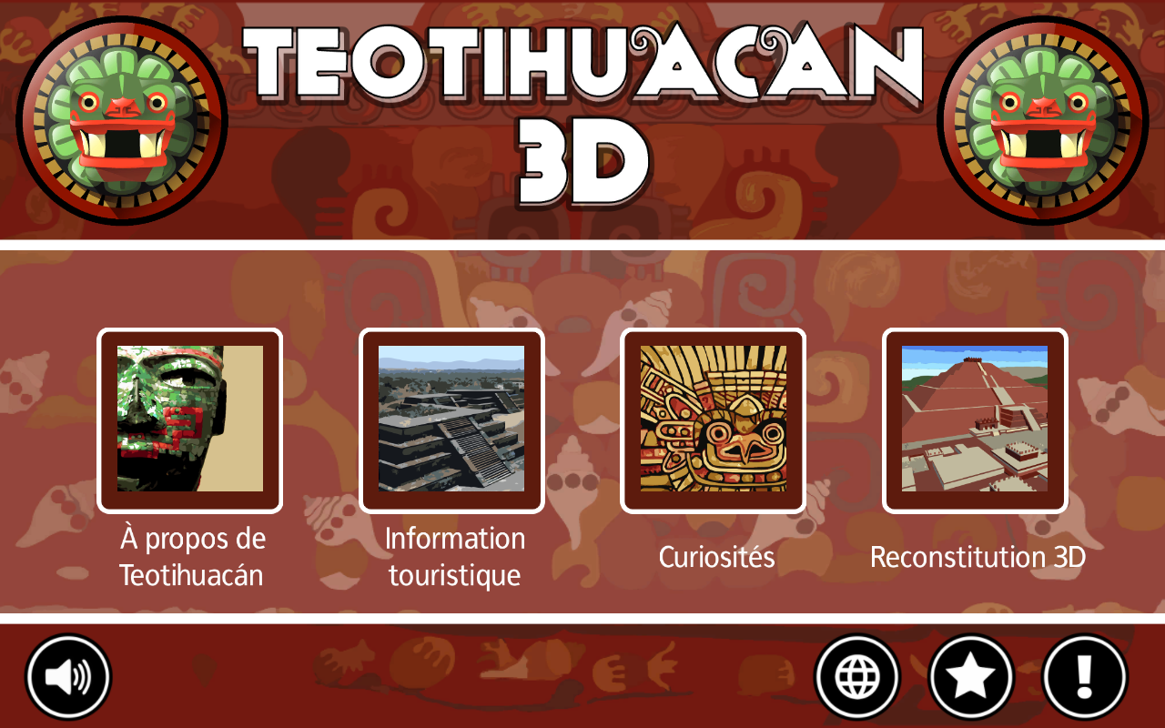 Android application Teotihuacan 3D screenshort