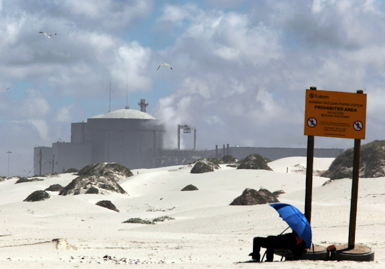 Koeberg nuclear plant as seen from Melkbosstrand. Picture: SHELLY CHRISTIANS