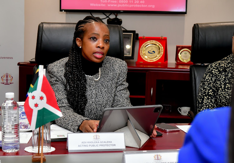 Acting public protector Kholeka Gcaleka is among eight candidates shortlisted for the public protector post. File photo.